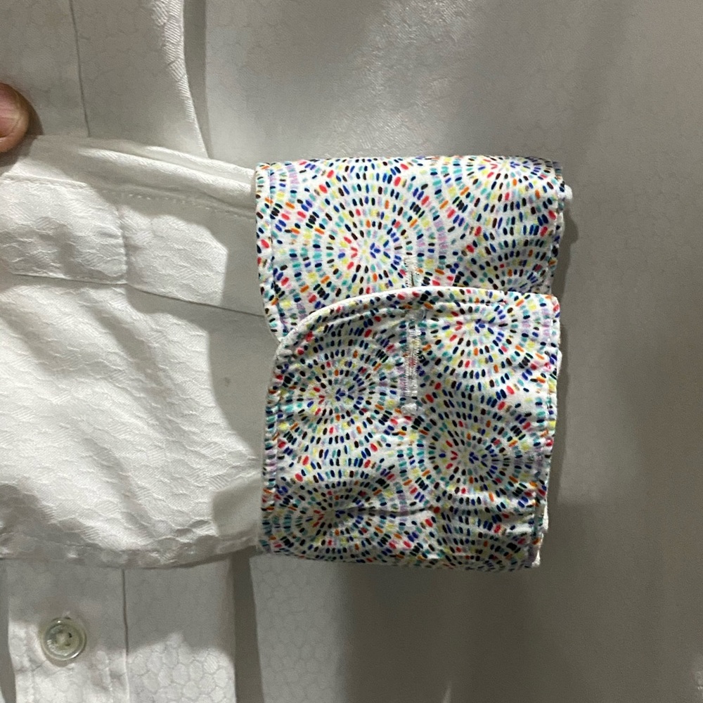 Bugatchi Uomo Euc Classic Button Down Shirt - image 6